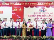 Đảng bộ xã Nghĩa Lâm tổ chức Đại hội đại biểu lần thứ nhất, nhiệm kỳ 2025 - 2030